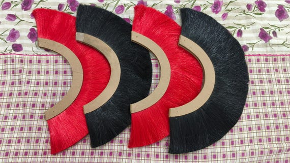 Roman Centurion Helmet Plume Hair Crest Brush Costume Helmet Replacement