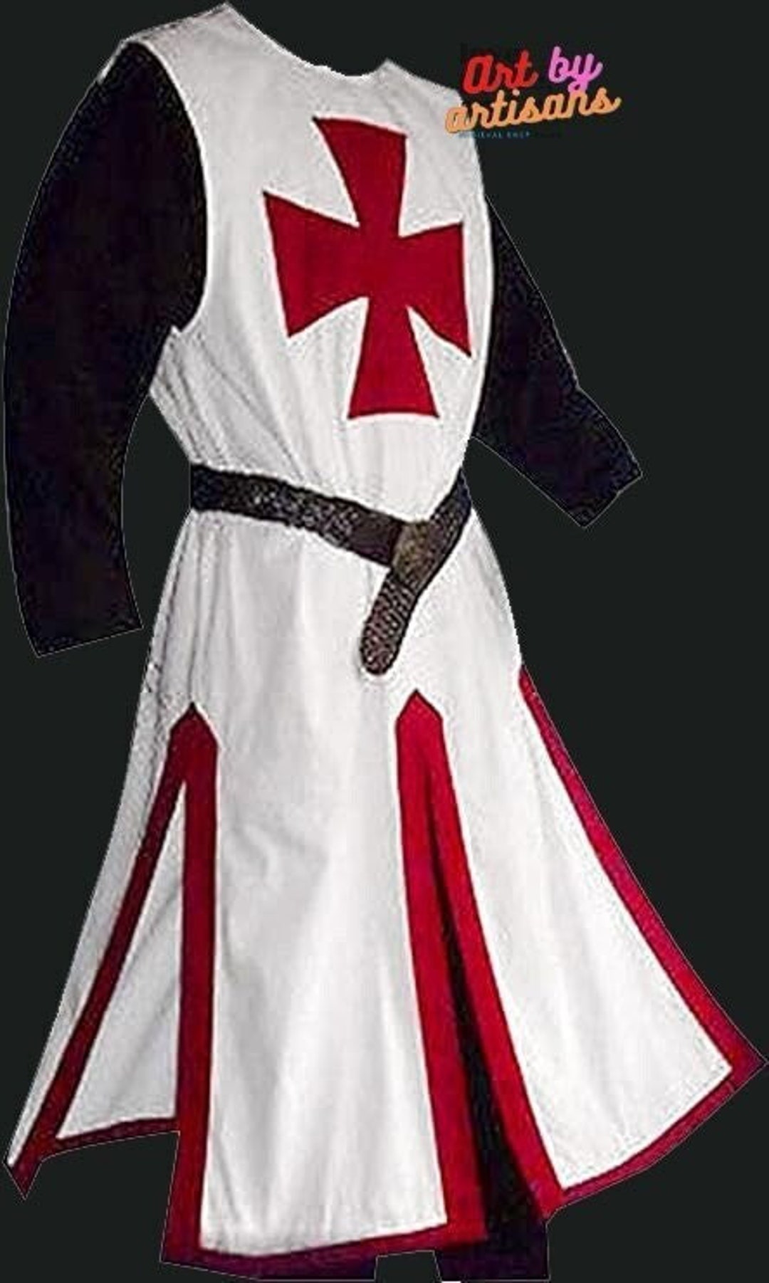 Crusader Templar Tunic Cotton Surcoat Mens Tabard Gift for Him - Etsy