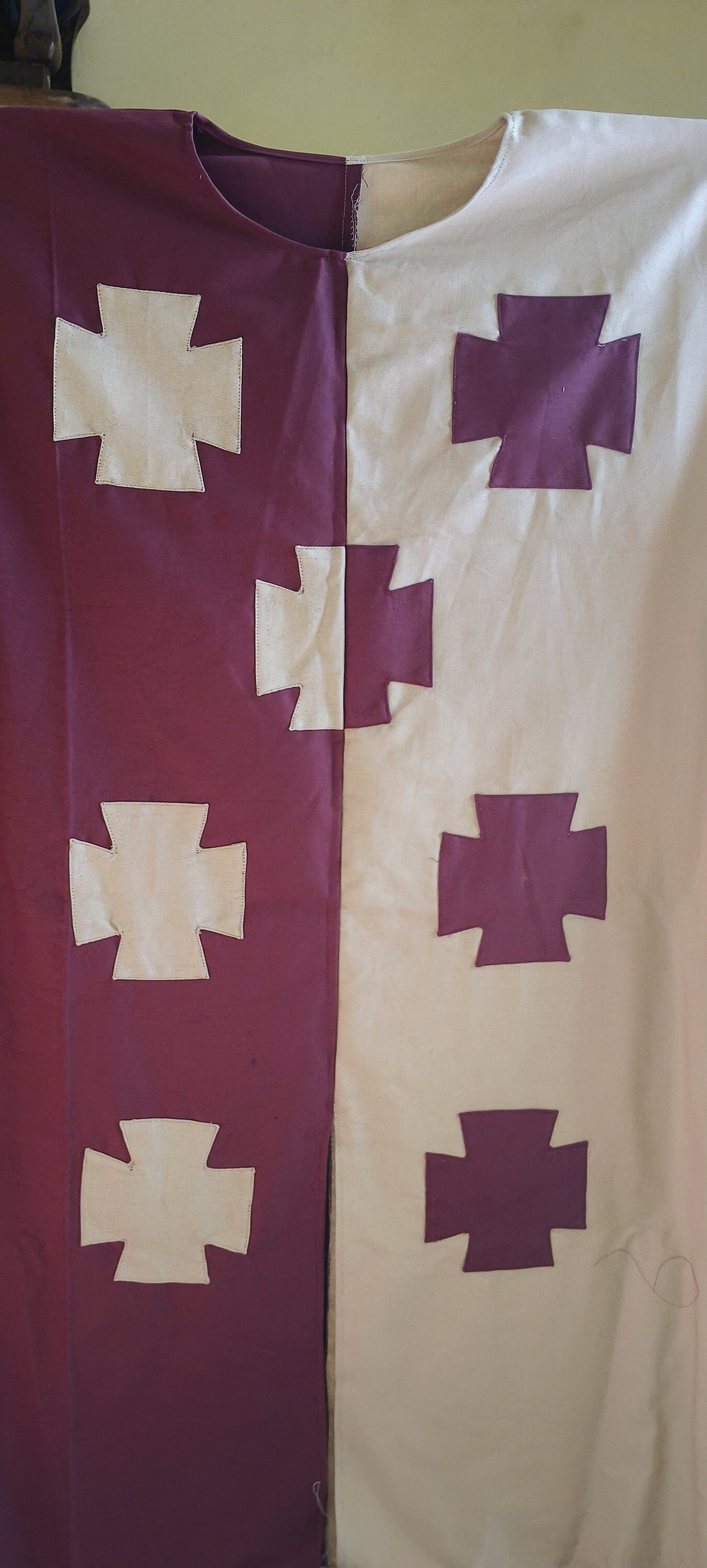 Pattern Templar Tunic Medieval Tunic 7 Templar Knight Templar Costume Fantasy Cosplay ...