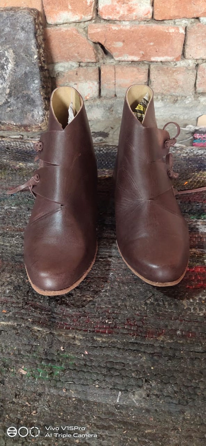 Medieval Jorvik Mens Boots Toggle Boots Men Vikings Shoes Men Norman