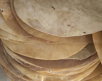 Handcrafted Buffalo Leather Rawhide Suitable For Drum Head Doumbek Djembes Bodhran And Bongo