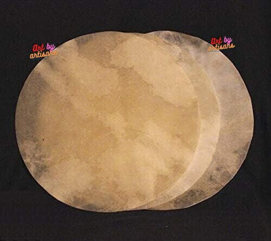 Rawhide Goat Skin Djembe Head Goatskin for Drum Doumbek Bodhran Natural
