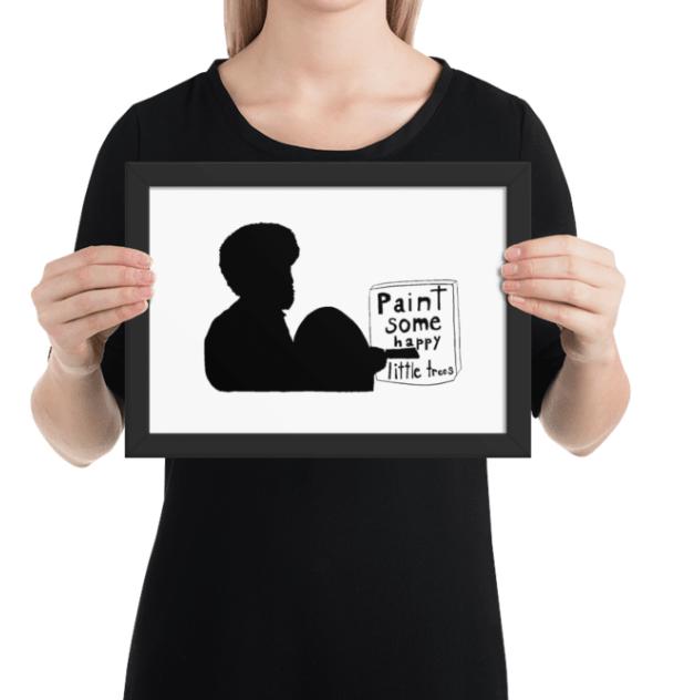 Bob Ross Happy Little Trees Etsy