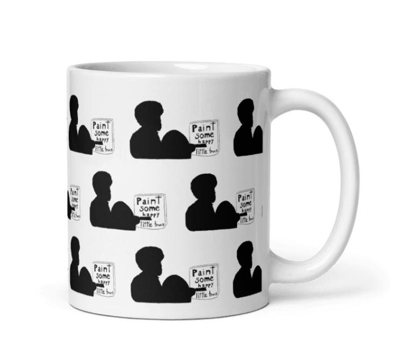 Bob Ross Happy Little Trees Etsy