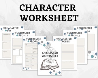 Character Development Worksheet for Writers