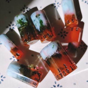 LAVA FLOW - Polyhedral Dice Set