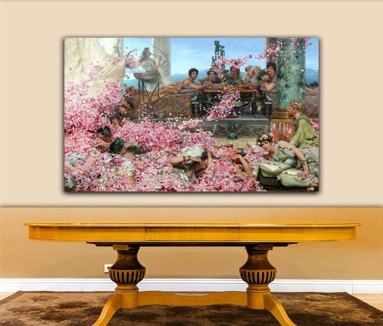 Lawrence Alma-tadema the Roses of Heliogabalus 1888 Canvas Print Wall ...