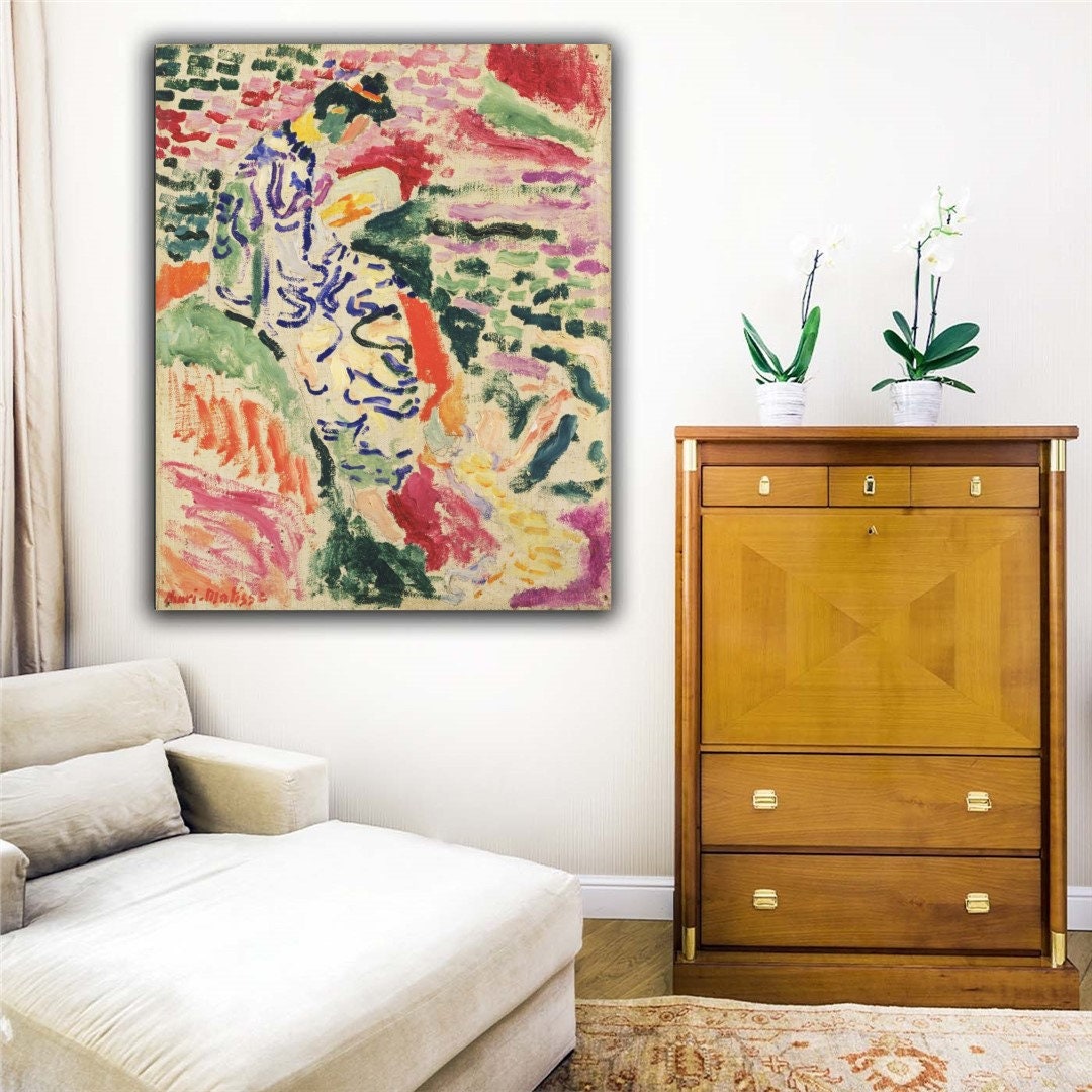 Poster D'art La Japonaise D'Henri Matisse (1905) - Reproduction Premium, Prêt à Encadrer