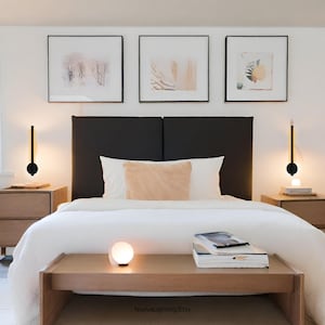 2x Set BATTERY Rod Sconce, Battery Operated Wall Sconce,Battery Powered Wall Sconce,Wall Sconce Plug İn, Modern Sconce,Battery Wall Lamp