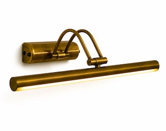 Battery Operated Antique Brass Wall Sconce,Wireless Picture Light,Picture Light,Battery Operated Picture Light,rRechargeable Wall Sconce