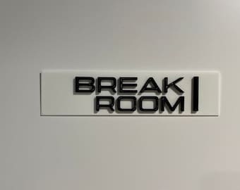 Break Room - Breakroom Sign from Severance / Lumon