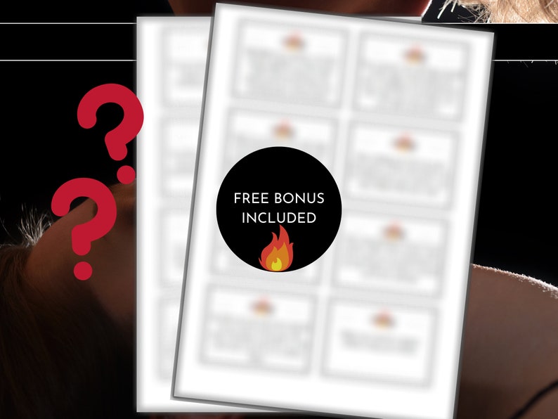 Foreplay Sex Game for Couple Printable Date Night Activity Adult, Sexy ...
