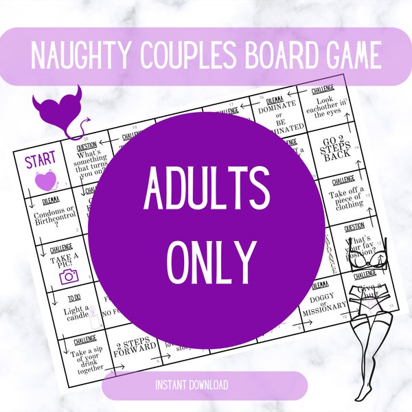 Naughty Game for Couples - Etsy