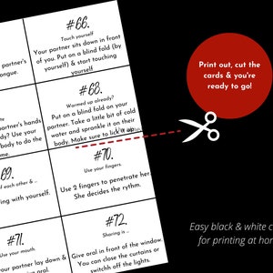 Sex Games Couple Game Foreplay Game Printable Date Night Activity Adult ...