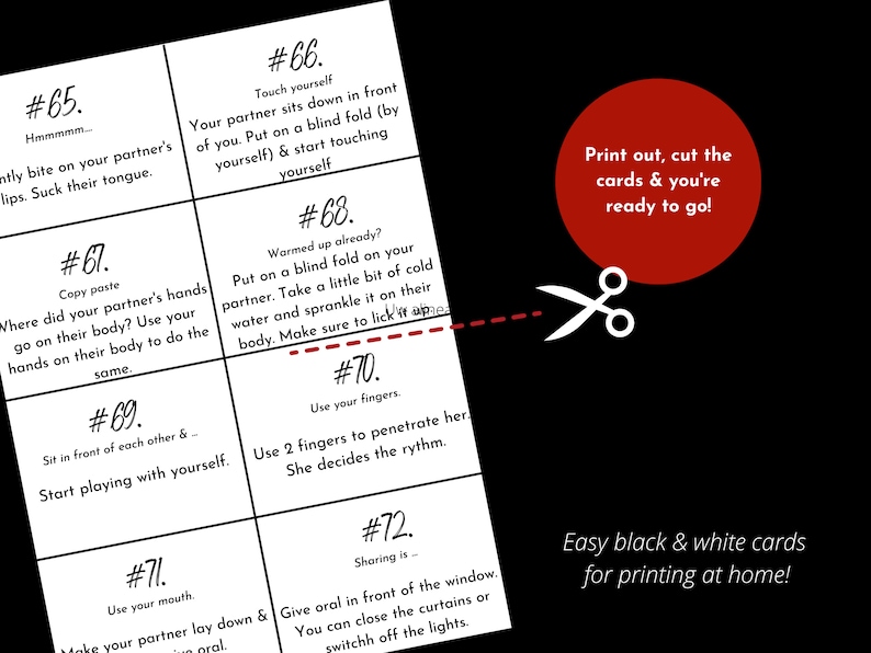 Sex Games Couple Game Foreplay Game Printable Date Night Activity Adult Game Naughty Game Date Night Games Anniversary Game Erotic Kinky image 3