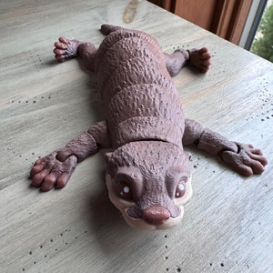 Articulated Sea Otter Fidget Toy – 3D Printed Flexi Otter, Cute Ocean Animal Gift, Fun Sensory Toy for Kids & Otter Lovers