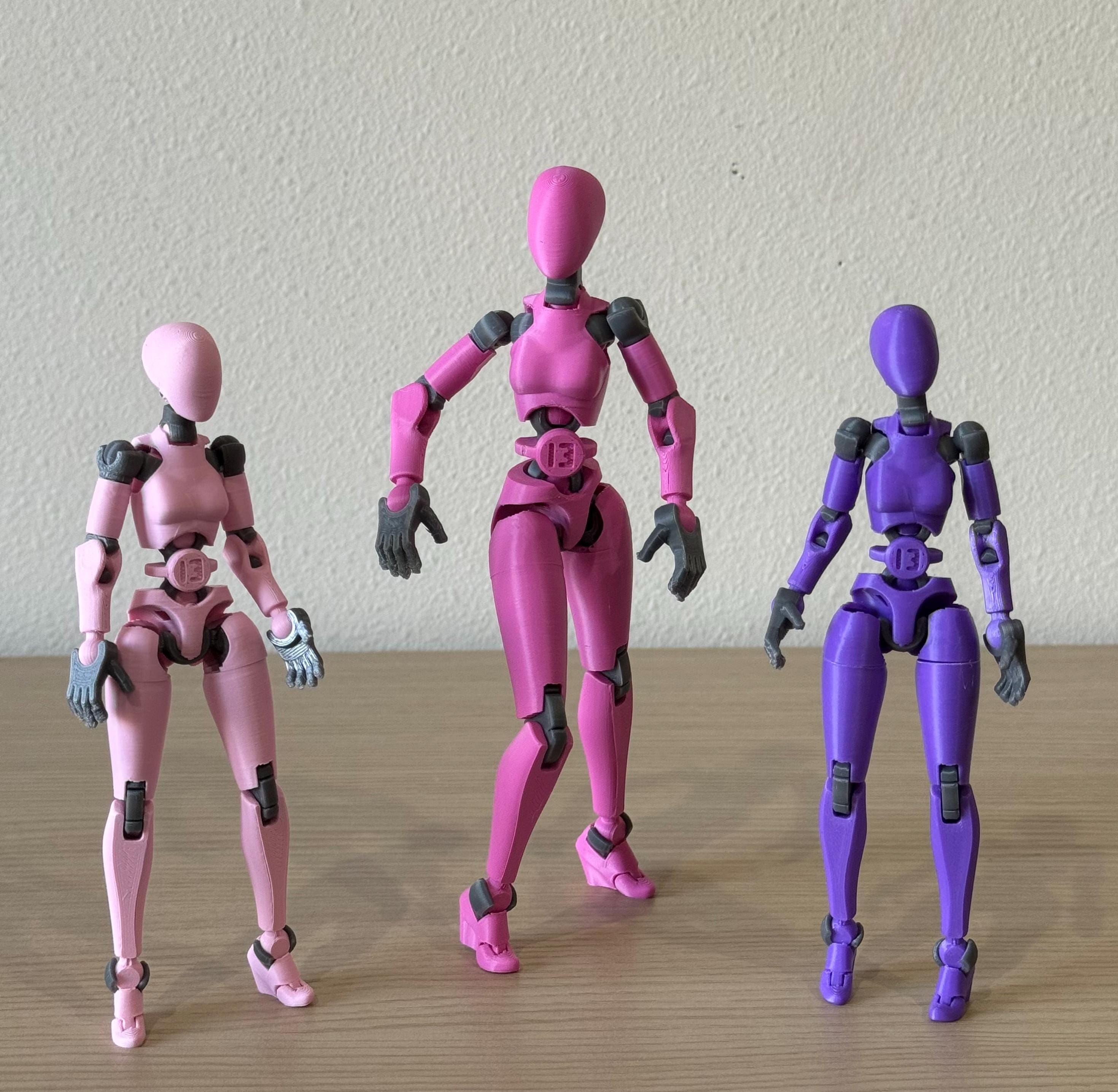 3d Printed Toy Collectors Gifts Artist Reference Figure Poseable ...