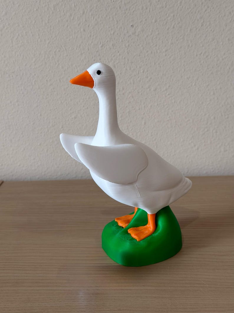 Accesorio de ganso de escritorio, sombrero magnético, complemento de disfraz intercambiable, accesorios de ganso de porche en miniatura, decoración impresa en 3D, lindo juguete de oficina, regalo divertido imagen 19