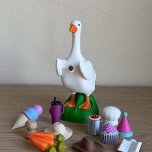 Desk Goose Figurine Porch Goose Lover Gift Teacher Appreciation Cute Office Buddy Statue Conversation Starter Quirky Workspace Animal afbeelding 19