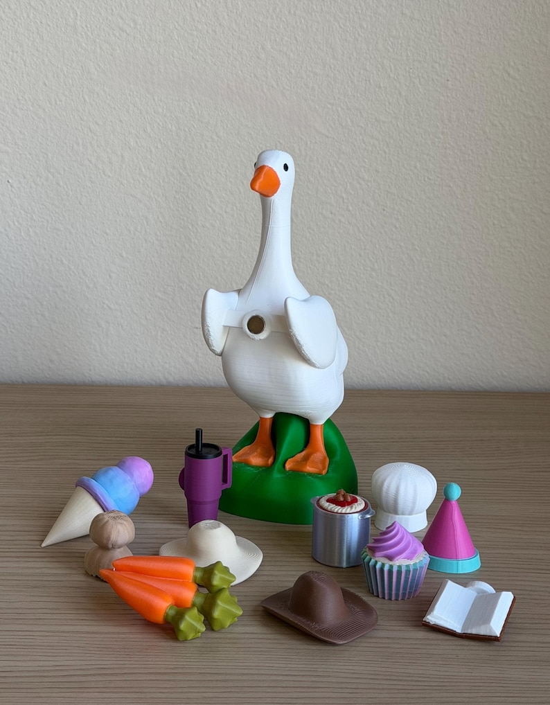 Desk Goose Figurine Porch Goose Lover Gift Teacher Appreciation Cute Office Buddy Statue Conversation Starter Quirky Workspace Animal afbeelding 19