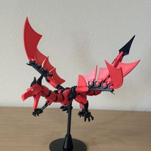 Dummy 13 Dragon Action Figure Kids Adults Toys 3d Printed Petg Pla Figures Articulated Fantasy Model Poseable Collector Display Gift Men Bild 8