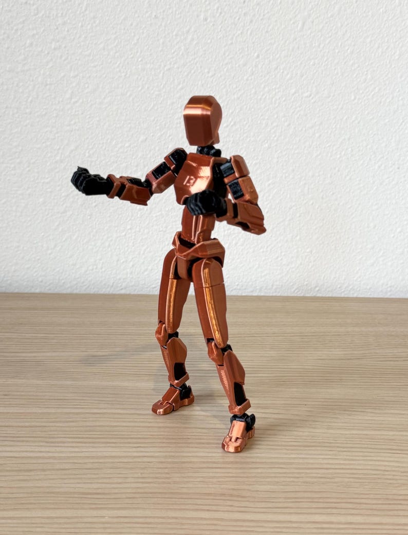 3d Printed Dummy 13 Articulated Action Figure Petg Pla Artist Reference ...