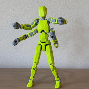 Articulated Action Figure 3d Printed Dummy 13 Posable Art Reference Tool Artist Drawing Mannequin Desk Display Toy Kids Adults Petg Pla