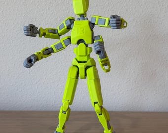 Articulated Action Figure 3d Printed Dummy 13 Posable Art Reference Tool Artist Drawing Mannequin Desk Display Toy Kids Adults Petg Pla