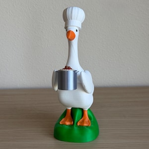 Desk Goose Figurine Porch Goose Lover Gift Teacher Appreciation Cute Office Buddy Statue Conversation Starter Quirky Workspace Animal afbeelding 9