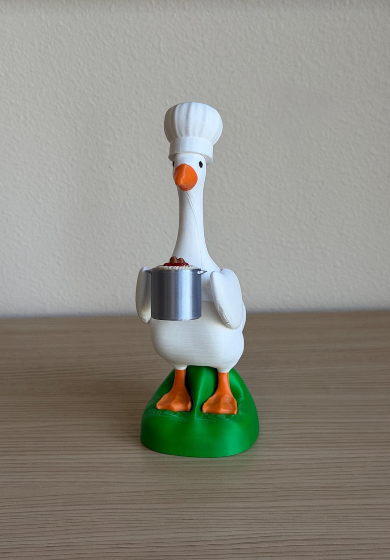 Desk Goose Figurine Porch Goose Lover Gift Teacher Appreciation Cute Office Buddy Statue Conversation Starter Quirky Workspace Animal afbeelding 9