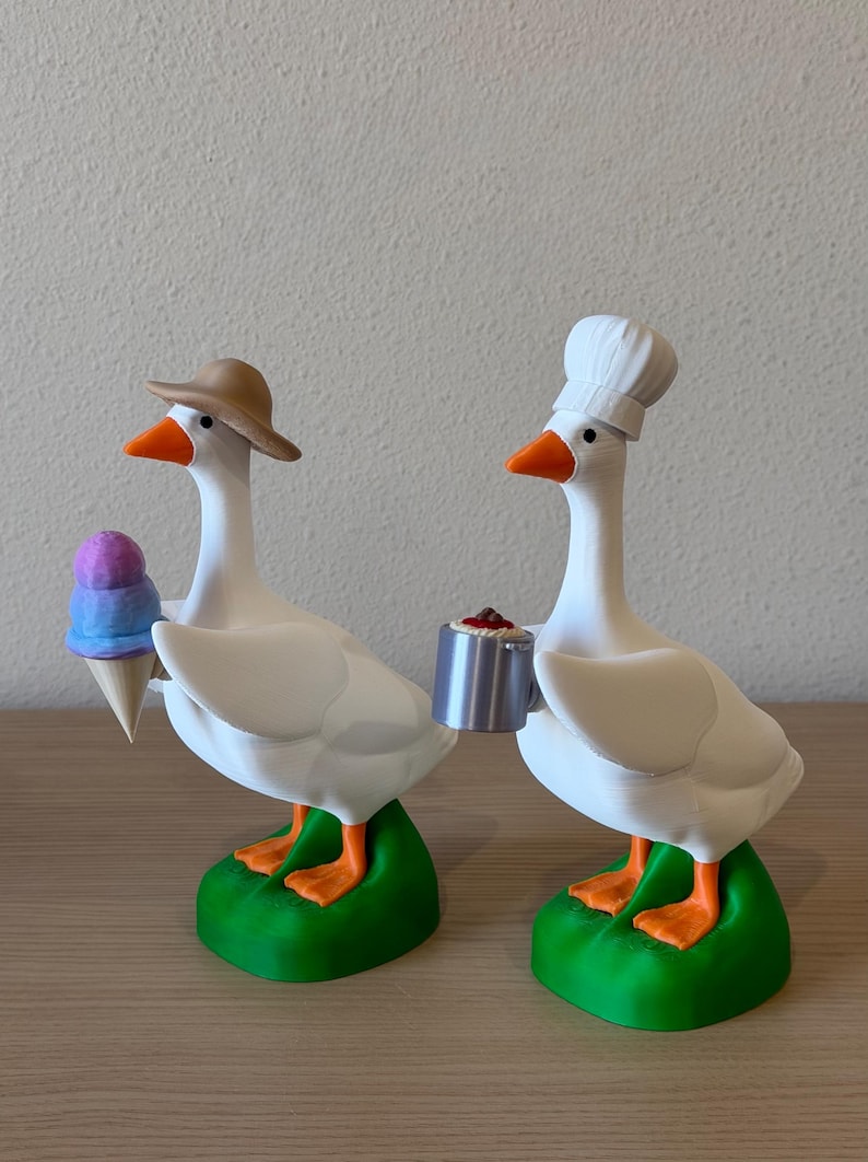 Desk Goose Figurine Porch Goose Lover Gift Teacher Appreciation Cute Office Buddy Statue Conversation Starter Quirky Workspace Animal afbeelding 16