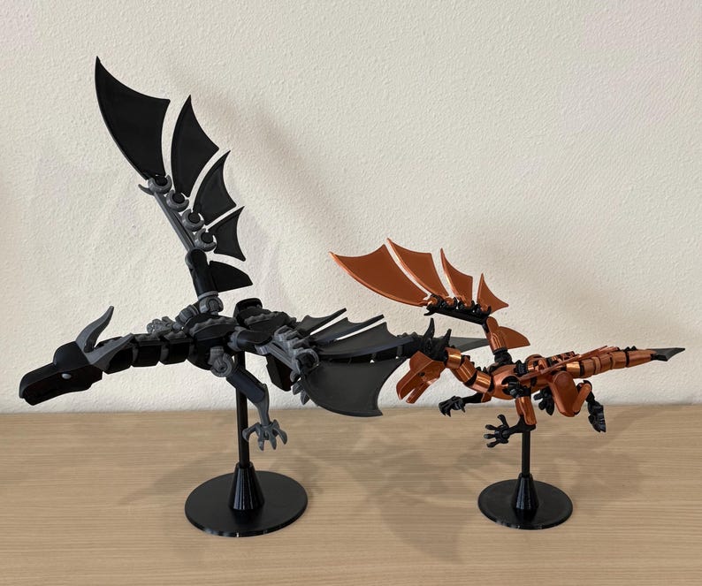 Dummy 13 Dragon Action Figure Kids Adults Toys 3d Printed Petg Pla Figures Articulated Fantasy Model Poseable Collector Display Gift Men Bild 7