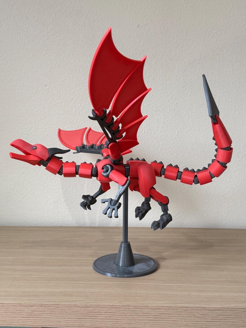 Dummy 13 Dragon Action Figure Kids Adults Toys 3d Printed Petg Pla Figures Articulated Fantasy Model Poseable Collector Display Gift Men Bild 9