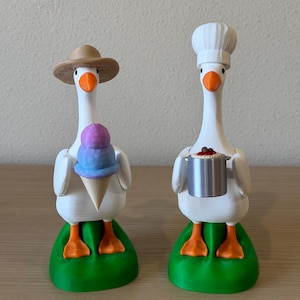 Desk Goose Figurine Porch Goose Lover Gift Teacher Appreciation Cute Office Buddy Statue Conversation Starter Quirky Workspace Animal afbeelding 14