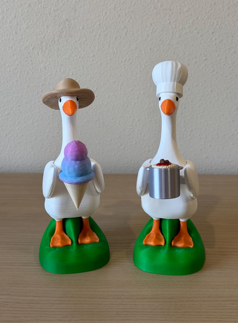 Desk Goose Figurine Porch Goose Lover Gift Teacher Appreciation Cute Office Buddy Statue Conversation Starter Quirky Workspace Animal afbeelding 14