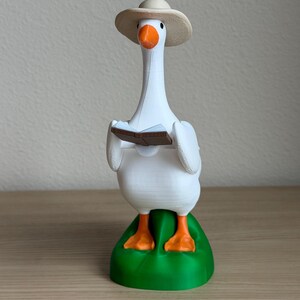 Desk Goose Figurine Porch Goose Lover Gift Teacher Appreciation Cute Office Buddy Statue Conversation Starter Quirky Workspace Animal afbeelding 12