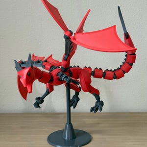 Dummy 13 Dragon Action Figure Kids Adults Toys 3d Printed Petg Pla Figures Articulated Fantasy Model Poseable Collector Display Gift Men Bild 17