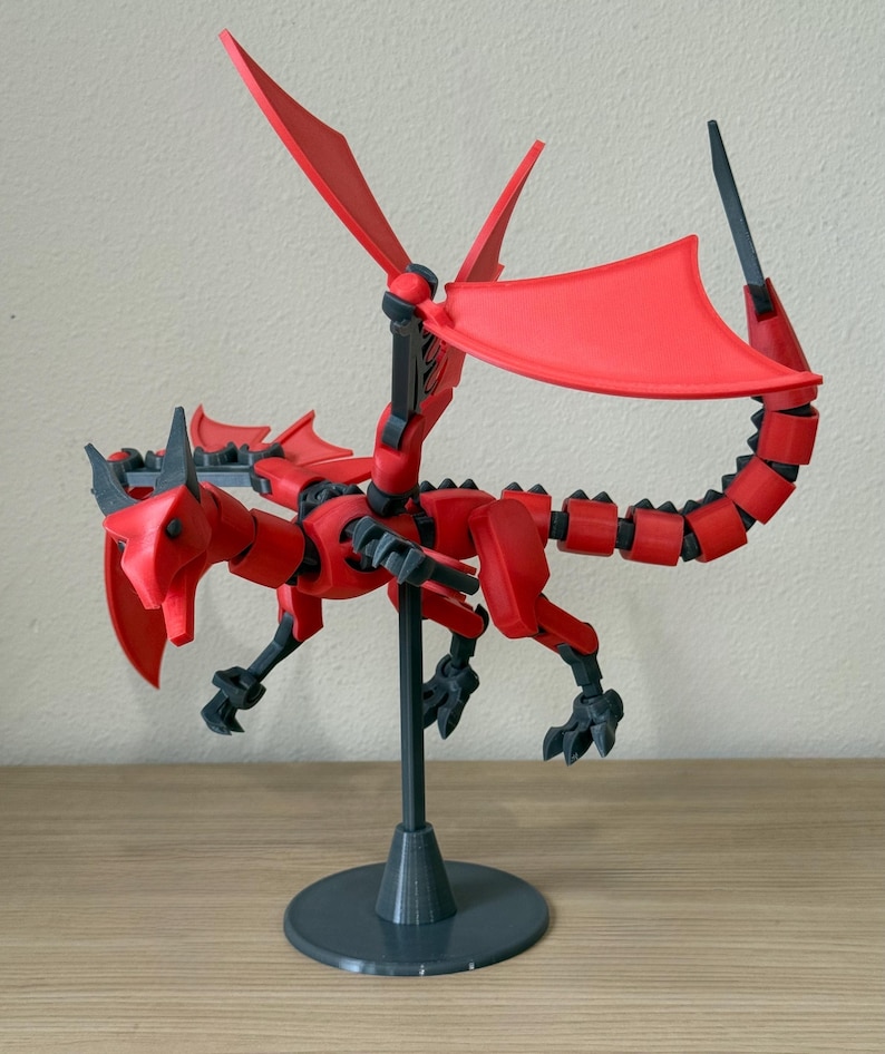 Dummy 13 Dragon Action Figure Kids Adults Toys 3d Printed Petg Pla Figures Articulated Fantasy Model Poseable Collector Display Gift Men Bild 17