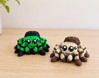 3d Printed Articulated Spider Toy Jumping Spider Fidget Toy Flexi Bug Pet Desk Decoration Sensory Gift Novelty Collector Poseable Arachnid