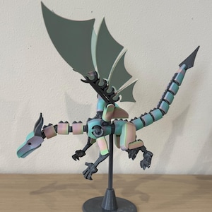 Dummy 13 Dragon Action Figure Kids Adults Toys 3d Printed Petg Pla Figures Articulated Fantasy Model Poseable Collector Display Gift Men Bild 13