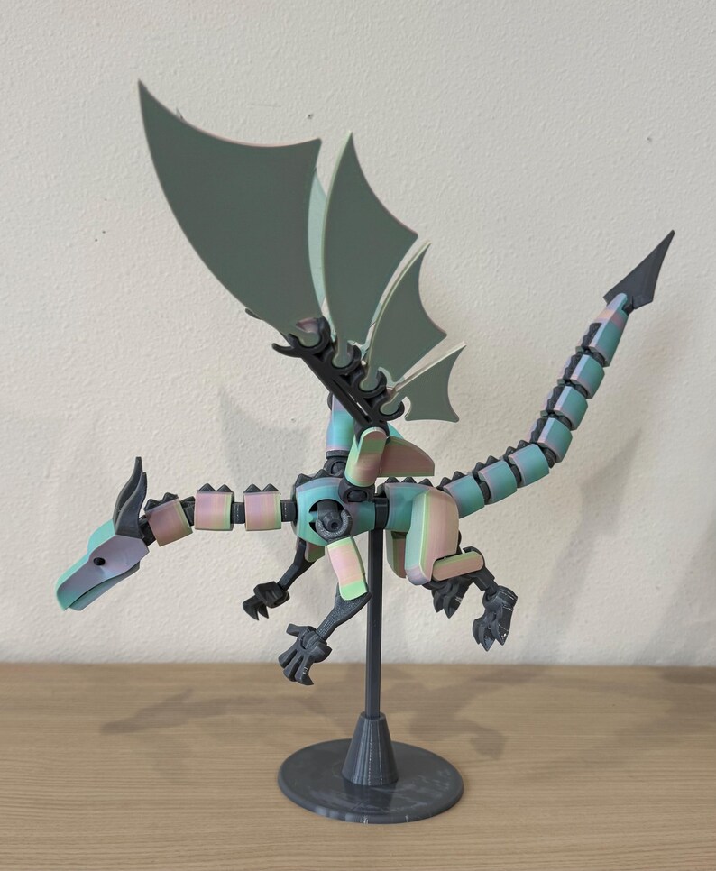 Dummy 13 Dragon Action Figure Kids Adults Toys 3d Printed Petg Pla Figures Articulated Fantasy Model Poseable Collector Display Gift Men Bild 13