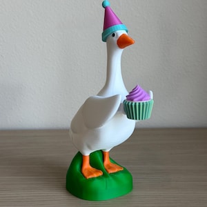 Desk Goose Figurine Porch Goose Lover Gift Teacher Appreciation Cute Office Buddy Statue Conversation Starter Quirky Workspace Animal afbeelding 10