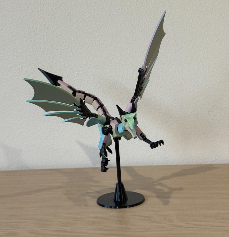 Dummy 13 Dragon Action Figure Kids Adults Toys 3d Printed Petg Pla Figures Articulated Fantasy Model Poseable Collector Display Gift Men Bild 11