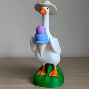 Desk Goose Figurine Porch Goose Lover Gift Teacher Appreciation Cute Office Buddy Statue Conversation Starter Quirky Workspace Animal afbeelding 13