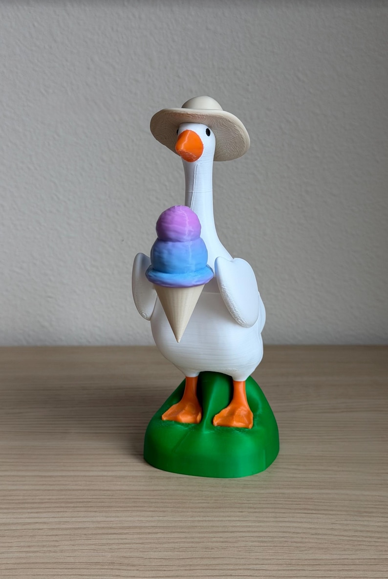 Desk Goose Figurine Porch Goose Lover Gift Teacher Appreciation Cute Office Buddy Statue Conversation Starter Quirky Workspace Animal afbeelding 13