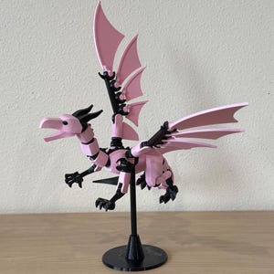 Poseable Dragon Action Figure Articulated Fantasy Model 3D Printed PETG PLA Dummy 13 Design Collector Display Stand Kids Adults Toys Gift Men Birthday Present Over 40 Articulation Points Customizable Colors Sizes Premium Detailed Sculpture