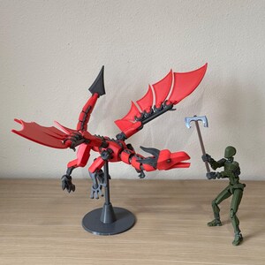Dummy 13 Dragon Action Figure Kids Adults Toys 3d Printed Petg Pla Figures Articulated Fantasy Model Poseable Collector Display Gift Men Bild 12