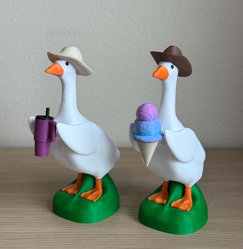 Desk Goose Figurine Porch Goose Lover Gift Teacher Appreciation Cute Office Buddy Statue Conversation Starter Quirky Workspace Animal afbeelding 17