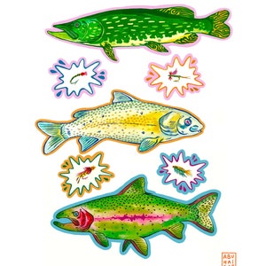 Native Utah Fish Poster