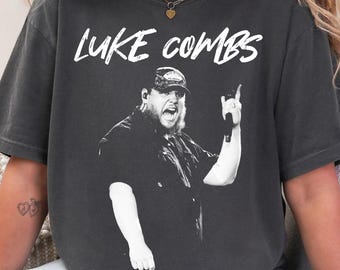 Luke Combs Concert T-shirt | Country Tour Graphic Vintage Comfort Colors Tee | Funny Music Shirt